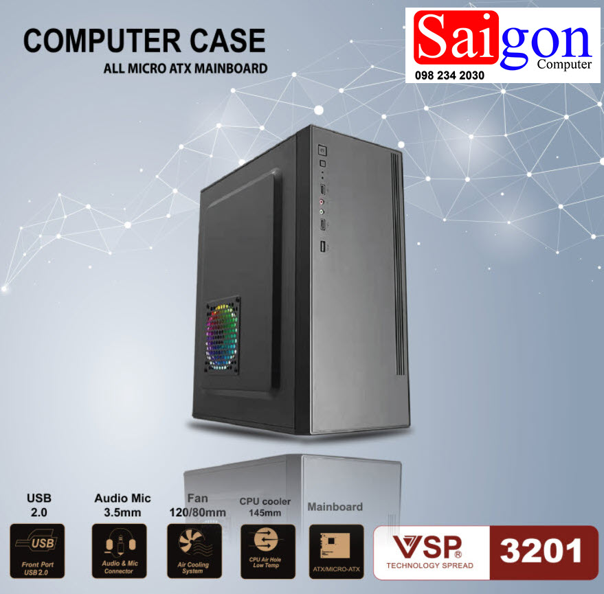 Case Vision 3201 giá rẻ